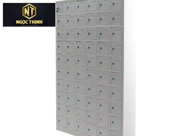 Tủ điện thoại 60 ngăn 6 khoang cánh sắt